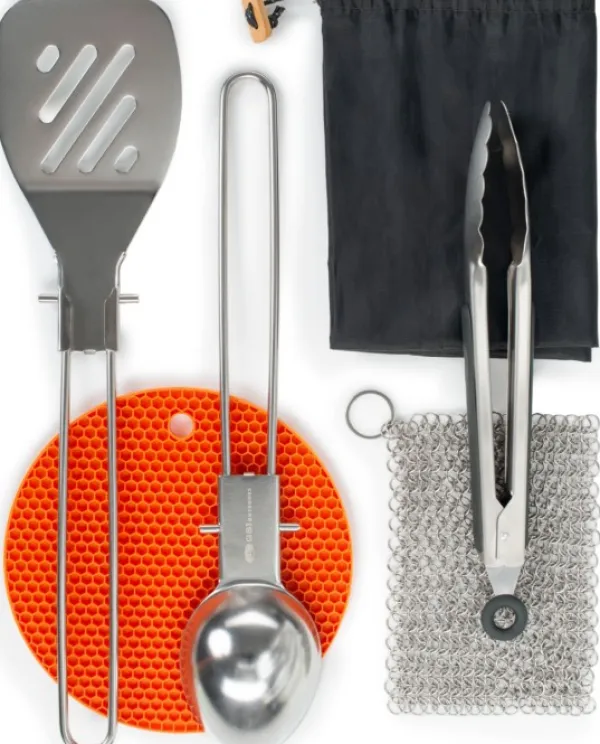 GSI Outdoors GSI Chef Tool Set viisiosainen setti| Astiat Ja Ruokailuvälineet