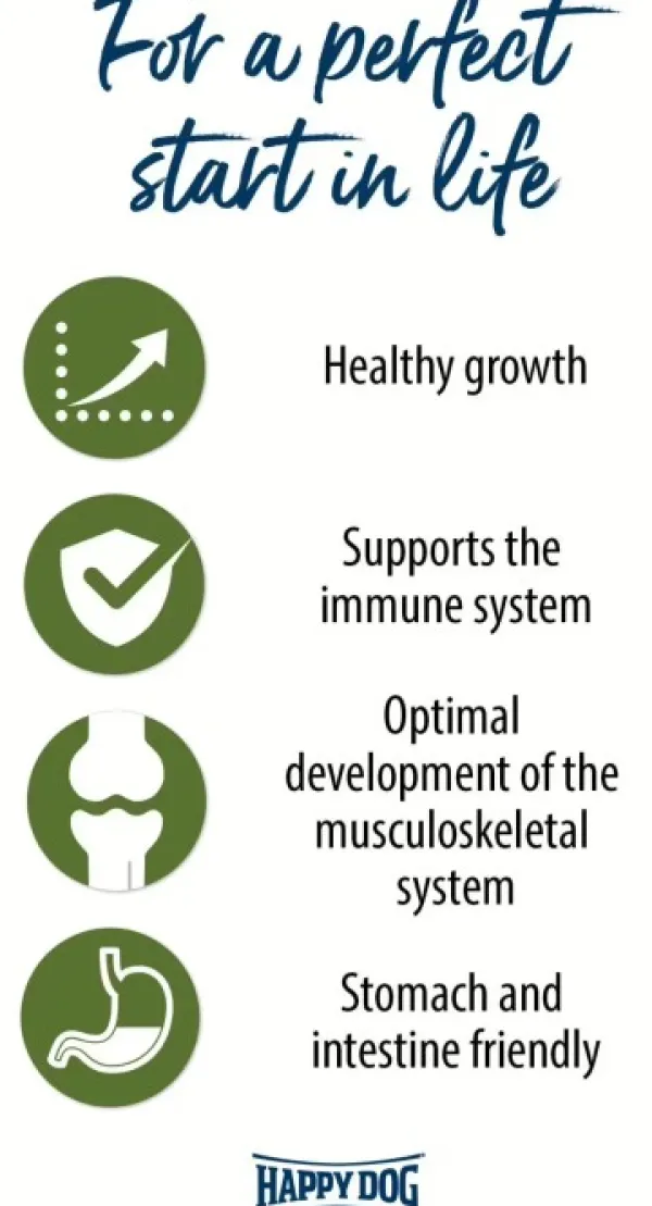 Happy Dog Koiran Kuivaruoka^Sensible Junior Lamb & Rice 10 kg