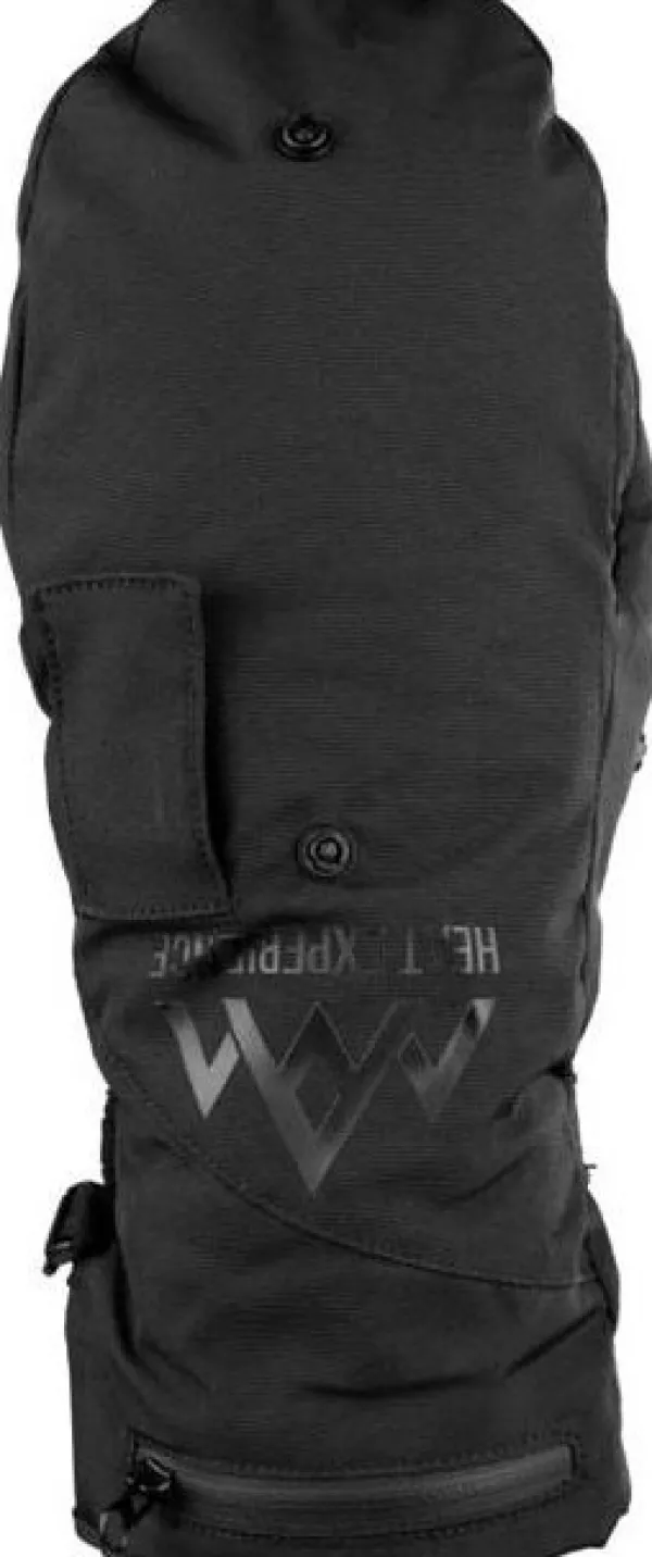 Heat Experience Lämpövaatteet^Heated Everyday Pullover Mittens Unisex lämpökintaat, musta