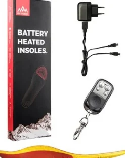 Heat Experience Heated Insoles lämmitettävät pohjalliset, punainen| Lämpövaatteet