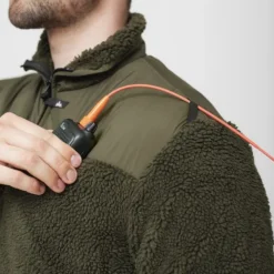 Heat Experience Lämpövaatteet^Heated Pile Fleece lämpötakki, Olive Green