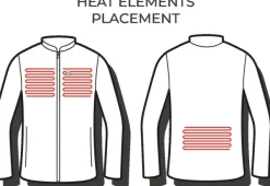 Heat Experience Lämpövaatteet^Heated Pile Fleece lämpötakki, Olive Green