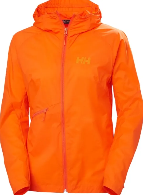 Helly Hansen Rapide Windbreaker naisten takki, oranssi| Softshelltakit Ja Tuulenpitävät Takit