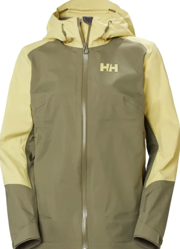 Helly Hansen Verglas 3L Shell naisten takki, Lav Green| Kuori- Ja Sadetakit