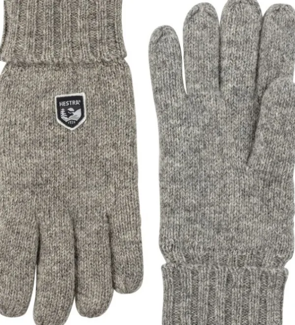 Hestra Käsineet/Hanskat^Basic Wool Glove Harmaa