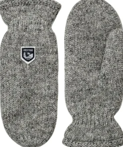 Hestra Käsineet/Kintaat^Basic Wool Mitt -villalapaset (Grey)