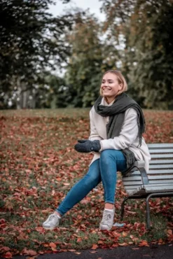 Hestra Käsineet/Kintaat^Basic Wool Mitt -villalapaset (Grey)