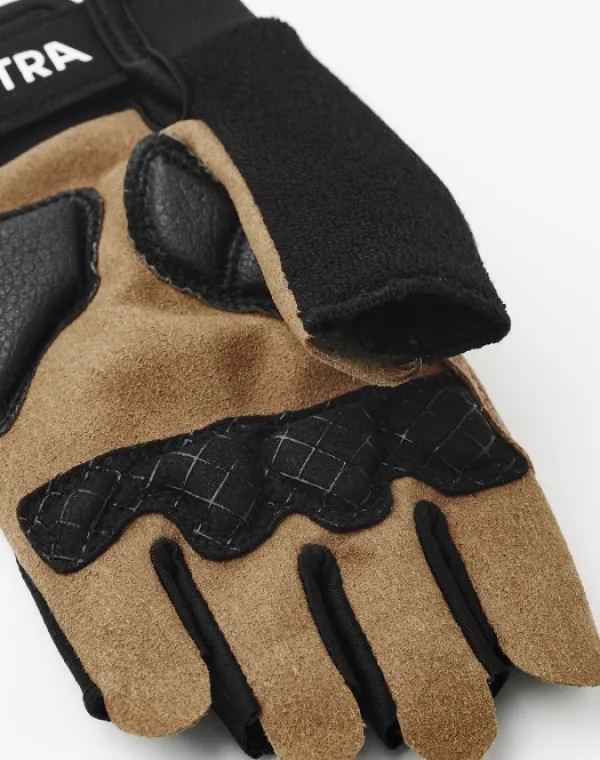 Hestra Käsineet/Hanskat^Bike Guard Short pyöräilykäsineet, musta/ruskea