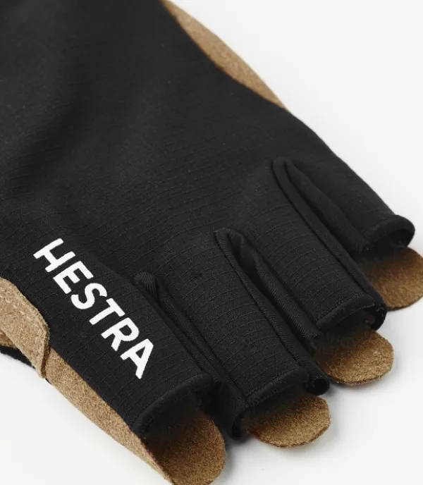 Hestra Käsineet/Hanskat^Bike Guard Short pyöräilykäsineet, musta/ruskea