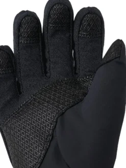 Hestra CZone Pluto Jr 5 finger lasten hanskat, musta| Lasten Asusteet