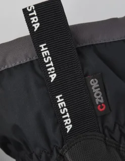 Hestra Gauntlet CZone Junior Mitt Musta/Grafiitti| Lasten Asusteet