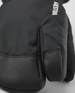 Hestra Lasten Asusteet^Gauntlet CZone Junior 3 Finger -lasten toppahanskat (Black)