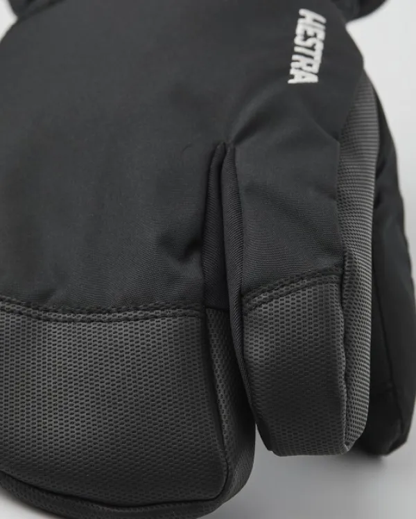 Hestra Lasten Asusteet^Gauntlet CZone Junior 3 Finger -lasten toppahanskat (Black)