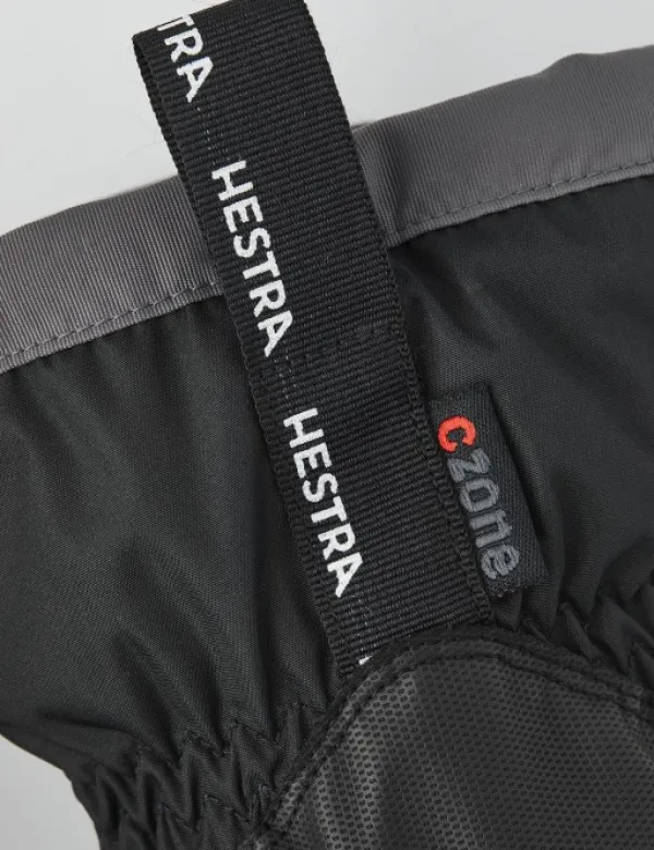 Hestra Lasten Asusteet^Gauntlet CZone Junior 3 Finger -lasten toppahanskat (Black)