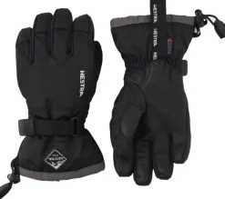 Hestra Gauntlet CZone Junior käsineet, musta/harmaa| Lasten Asusteet