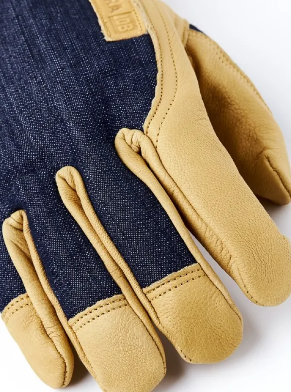 Hestra Job Käsineet/Työhanskat^Kobolt Denim Indigo Työkäsine