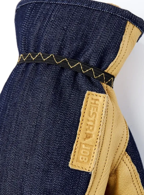 Hestra Job Käsineet/Työhanskat^Kobolt Denim Indigo Työkäsine