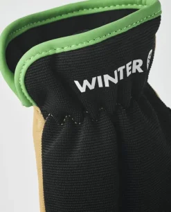 Hestra Job Käsineet/Työhanskat^Kobolt Winter työhanska, vaaleanruskea/musta