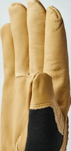 Hestra Job Käsineet/Työhanskat^Kobolt Winter työhanska, vaaleanruskea/musta