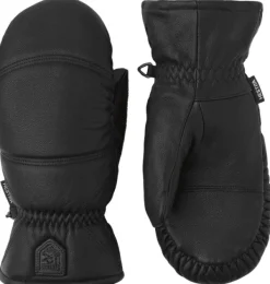 Hestra Leather Box -nahkarukkaset, musta| Lasten Asusteet