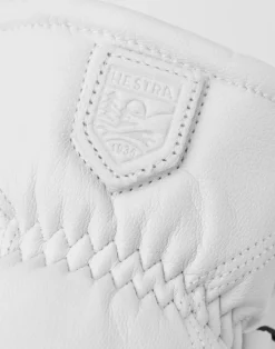 Hestra Leather Box -nahkarukkaset, valkoinen| Lasten Asusteet