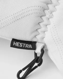 Hestra Leather Box -nahkarukkaset, valkoinen| Lasten Asusteet