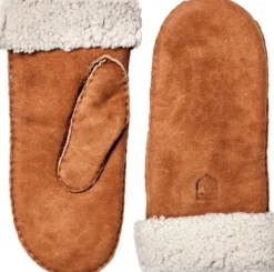 Hestra Sheepskin Mitt naisten nahkakintaat, ruskea| Käsineet/Kintaat
