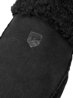 Hestra Käsineet/Kintaat^Sheepskin Mitt naisten nahkakintaat, musta