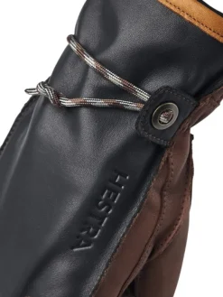 Hestra Käsineet/Hanskat^Wakayama 5 finger nahkahanskat, unisex, tummansininen/ruskea