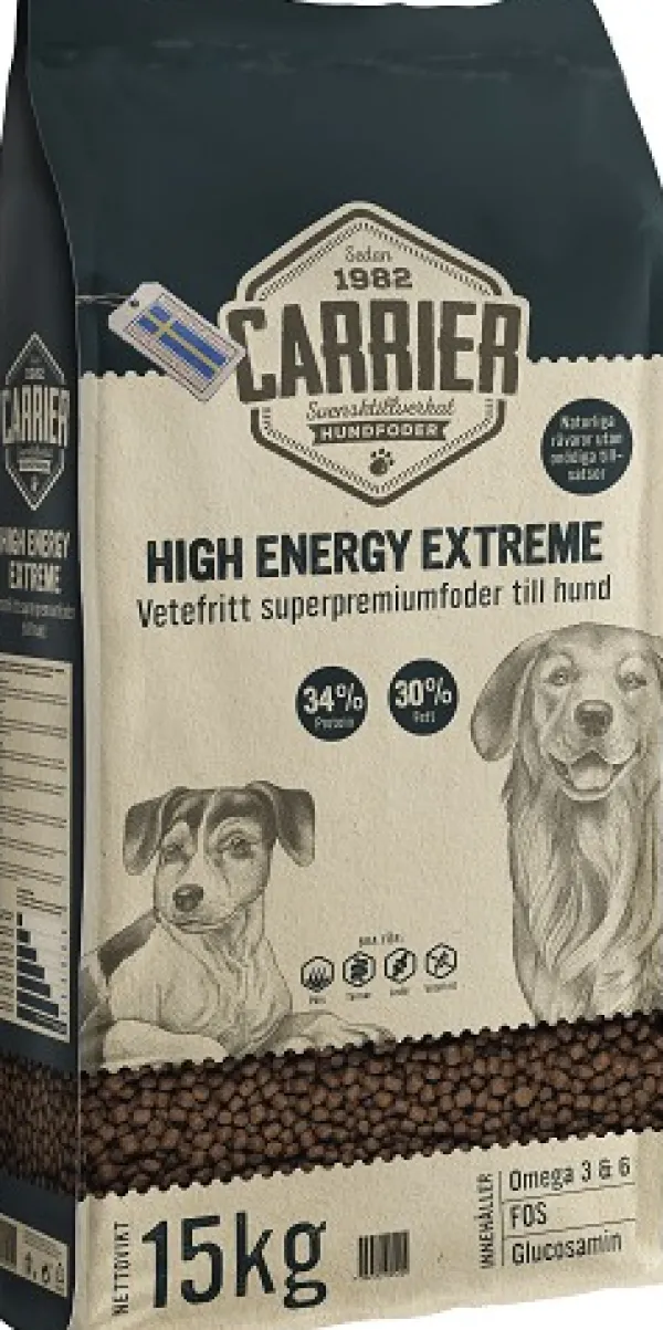 Carrier High-Energy Extreme 15 kg| Koiran Kuivaruoka