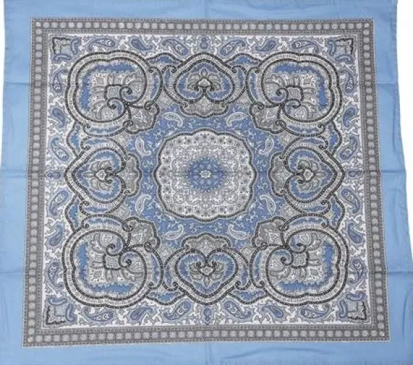 Hiker Päähineet, huivit ja kaulurit/Kaulahuivit^Paisley huivi, vaaleansininen