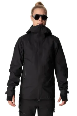 Houdini BFF Jacket naisten kuoritakki, musta| Sadevaatteet