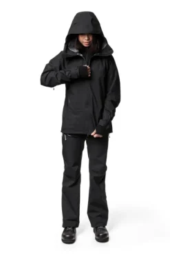 Houdini BFF Jacket naisten kuoritakki, musta| Sadevaatteet