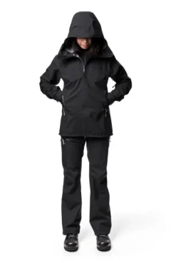 Houdini BFF Jacket naisten kuoritakki, musta| Sadevaatteet