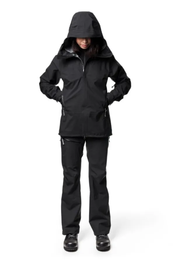 Houdini BFF Jacket naisten kuoritakki, musta| Sadevaatteet