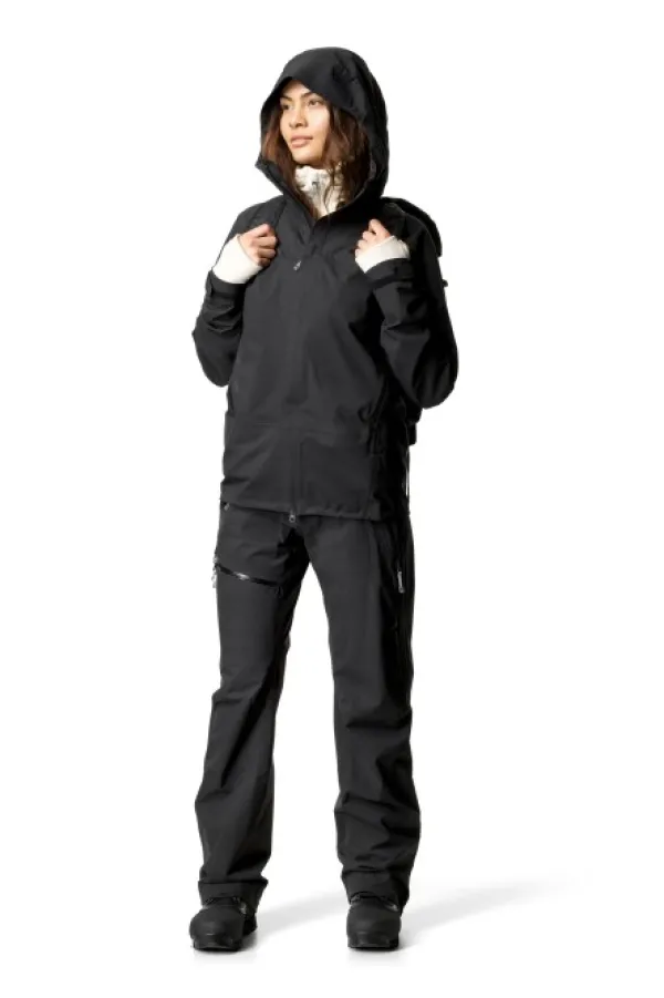 Houdini BFF Jacket naisten kuoritakki, musta| Sadevaatteet