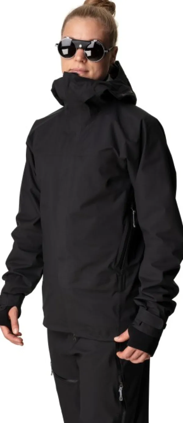 Houdini BFF Jacket naisten kuoritakki, musta| Sadevaatteet