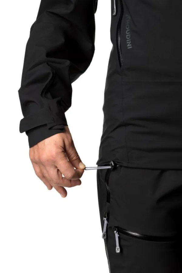 Houdini BFF Jacket naisten kuoritakki, musta| Sadevaatteet