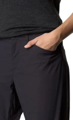 Houdini Vapaa-ajan Housut^Dock Pants naisten vapaa-ajan housut, musta