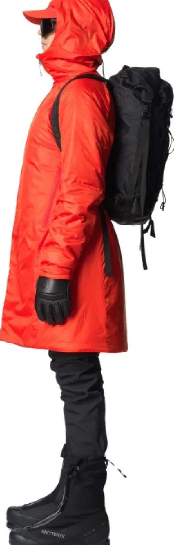 Houdini Dunfri Parka naisten takki, En Route Red| Talvitakit