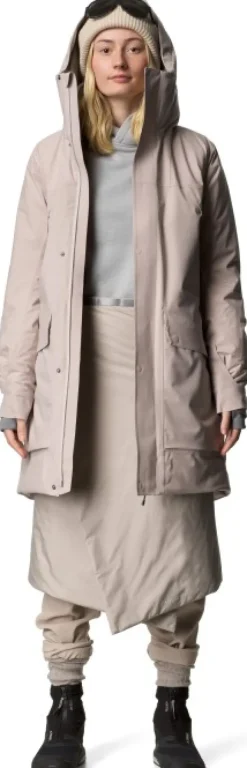 Houdini Talvitakit^Fall in Parka naisten parkatakki, Sandstorm