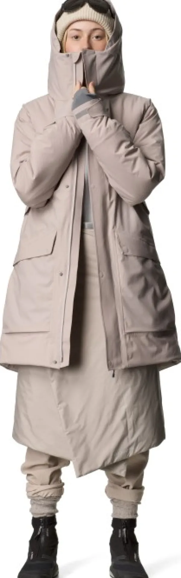 Houdini Talvitakit^Fall in Parka naisten parkatakki, Sandstorm