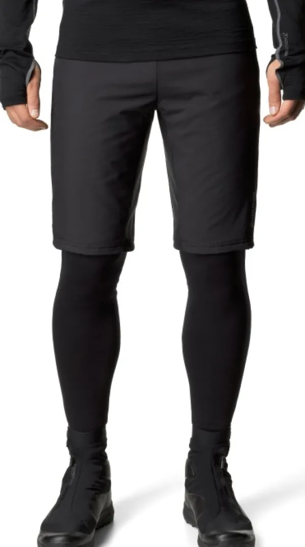 Houdini Shortsit^Moonwalk Shorts lämpöshortsit, musta