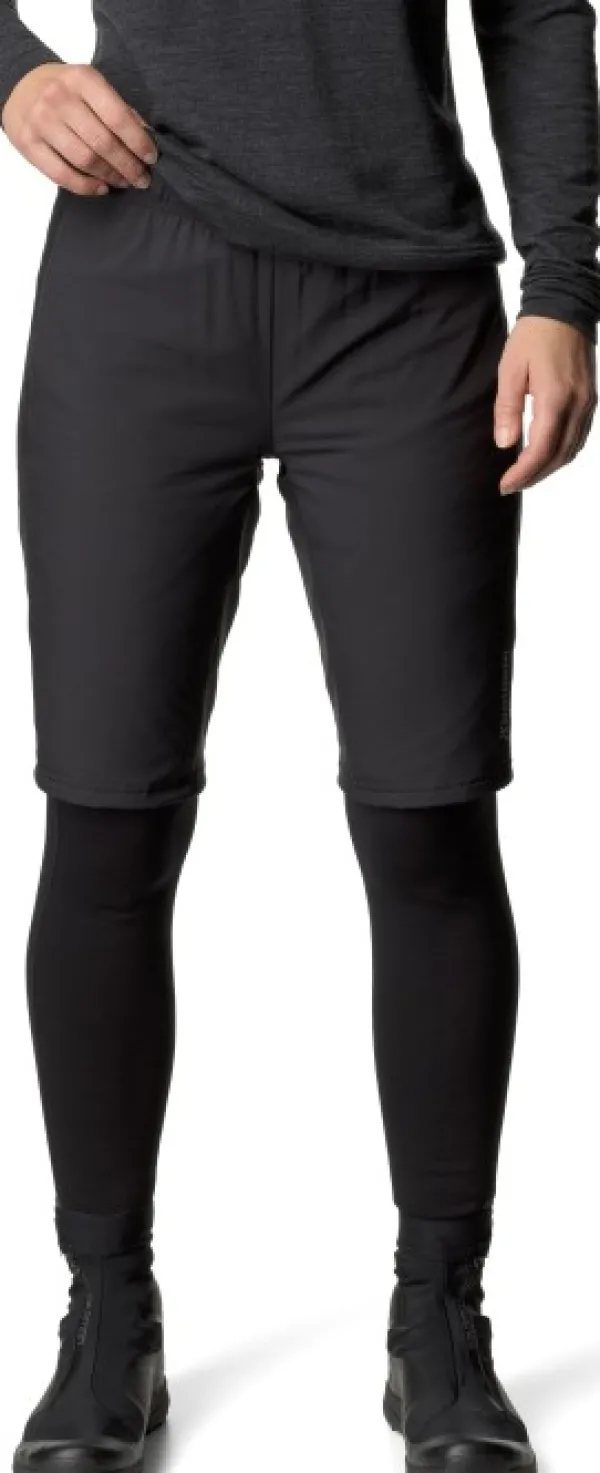 Houdini Shortsit^Moonwalk Shorts naisten lämpöshortsit, musta