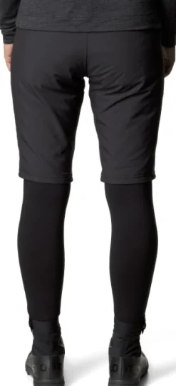 Houdini Shortsit^Moonwalk Shorts naisten lämpöshortsit, musta