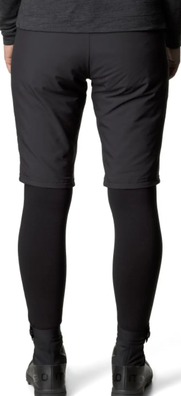 Houdini Shortsit^Moonwalk Shorts naisten lämpöshortsit, musta