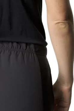 Houdini Shortsit^Moonwalk Shorts naisten lämpöshortsit, musta