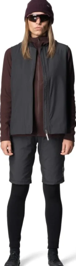 Houdini Moonwalk Vest naisten liivi, True Black| Liivit