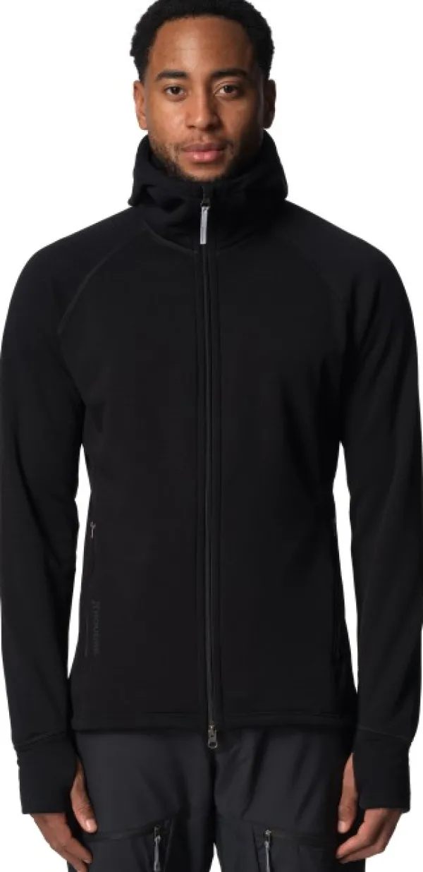 Houdini M's Power Houdi True Black| Hupparit, Fleecet Ja Välipaidat