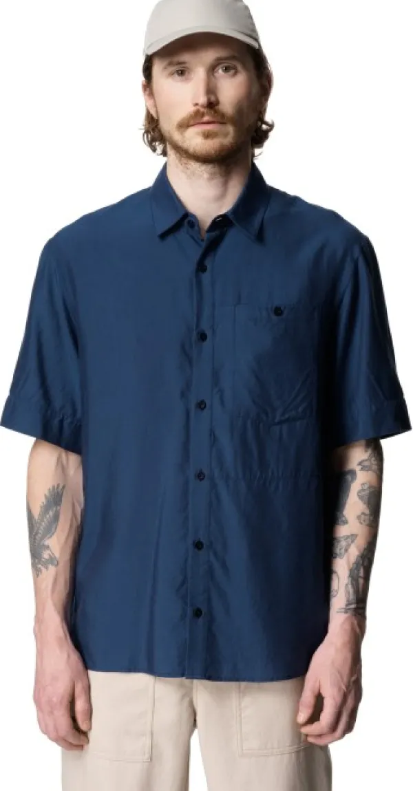 Houdini Flanelli- Ja Kauluspaidat^M's Tree Shortsleeve Shirt Big Blue Light